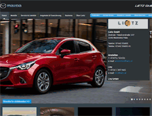 Tablet Screenshot of mazda.lietz.at